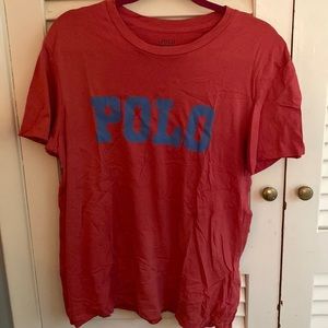 Oversized t shirt with brand printed on the front